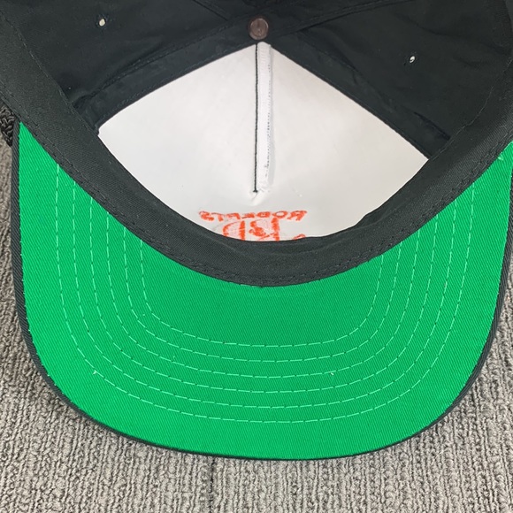 Roberts & Dybdahl Rope Baseball Hat Mens OSFA Black Orange Strapback YoungAn - Picture 10 of 12